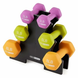 HolaHatha Neoprene Dumbbells