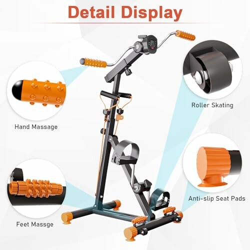 Dskeuzeew Pedal Exerciser Bike